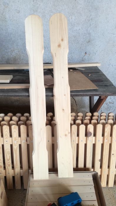 Дървени дъски за ограда/ Цяла ограда 2 метра/ Дървени оградни пана