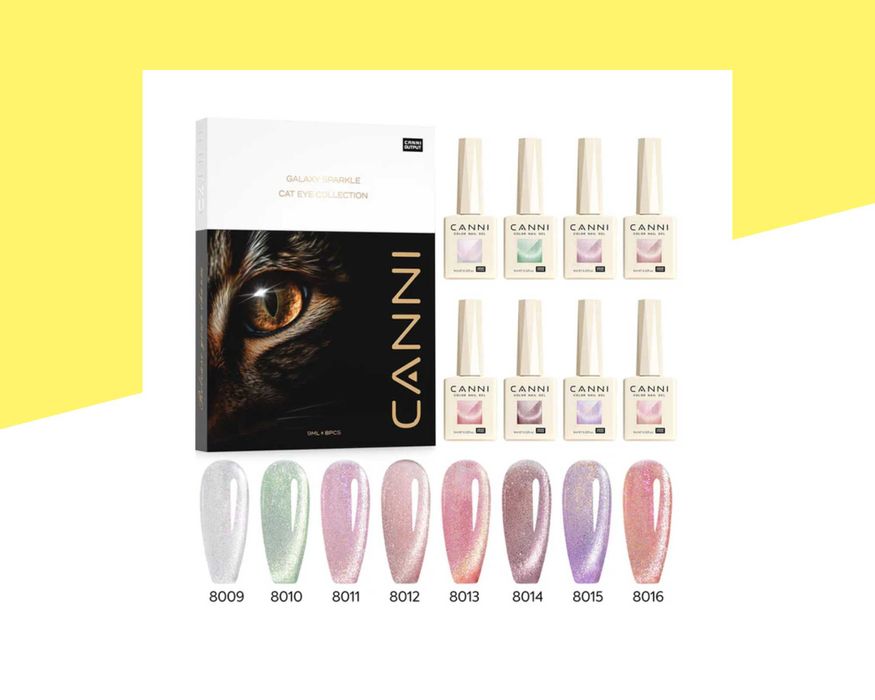 Професионален хипоалергенен гел лак котешко око серия CANNI – 9 мл.