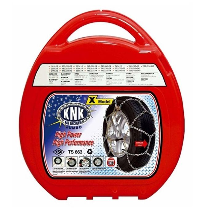 вериги за сняг knk  x - type -“меча стъпка” 12mm размер №4 ...