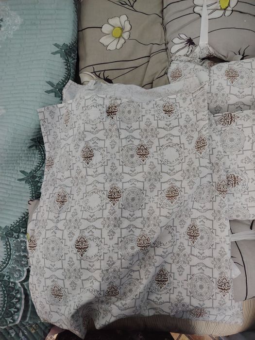 Бортики и матрасик в кроватку