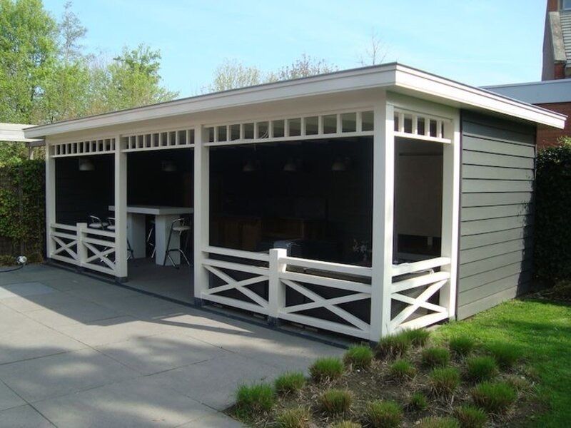 Foisor modern din lemn pe comanda