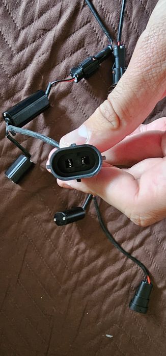 Комплект LED крушки H8 120W за фабрични ангелски очи - бели за BMW