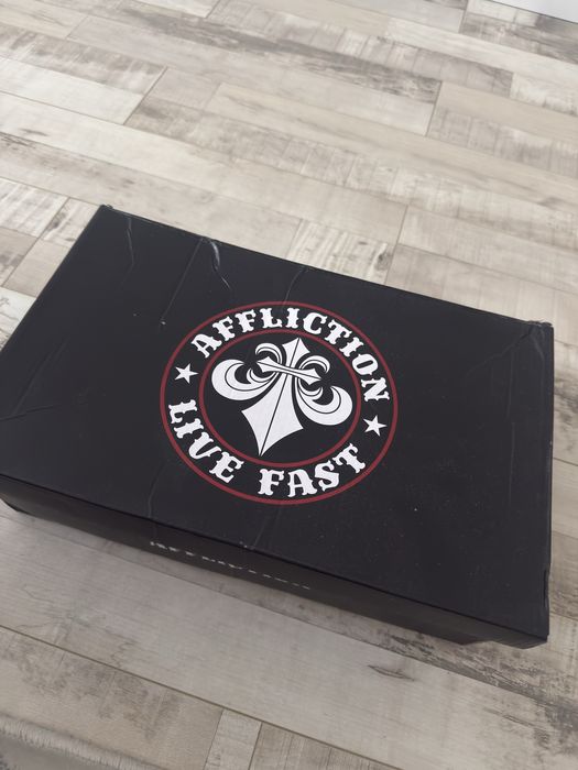 кеды Affliction Collapse Low-Top Shoe black