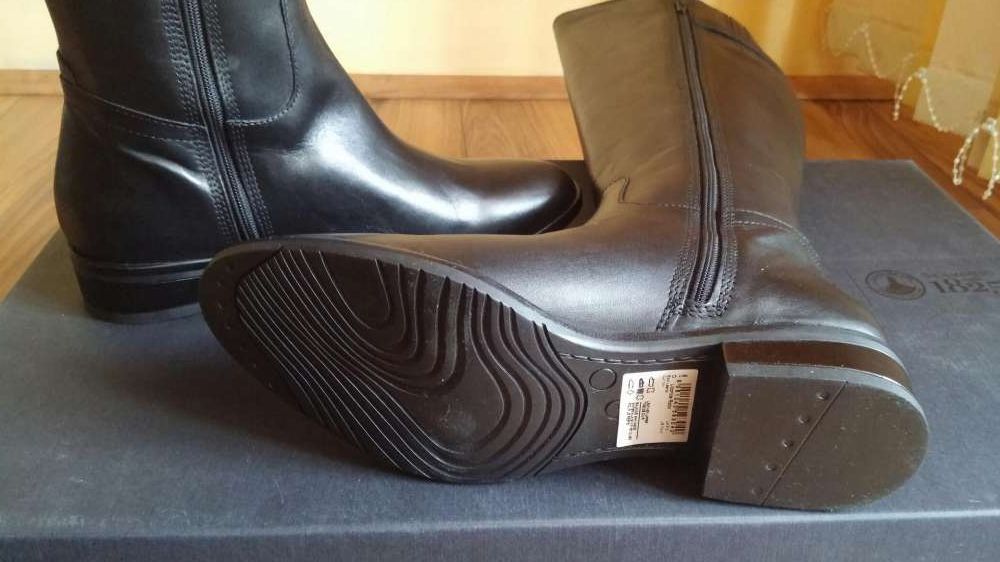 Cizme Clarks piele naturala pana la genunchi!