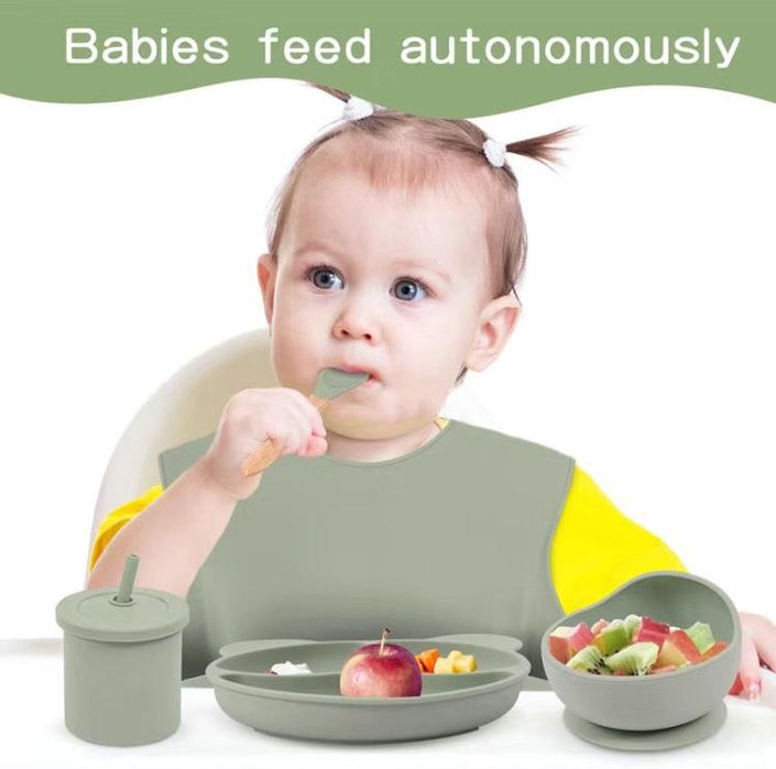 Детский сервиз силиконовый