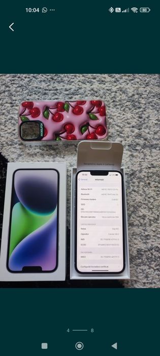iPhone 14 culoare roz