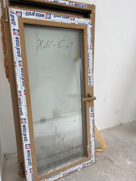 Алуминиева врата + прозорец Weiss Profil, троен стъклопакет, Пловдив