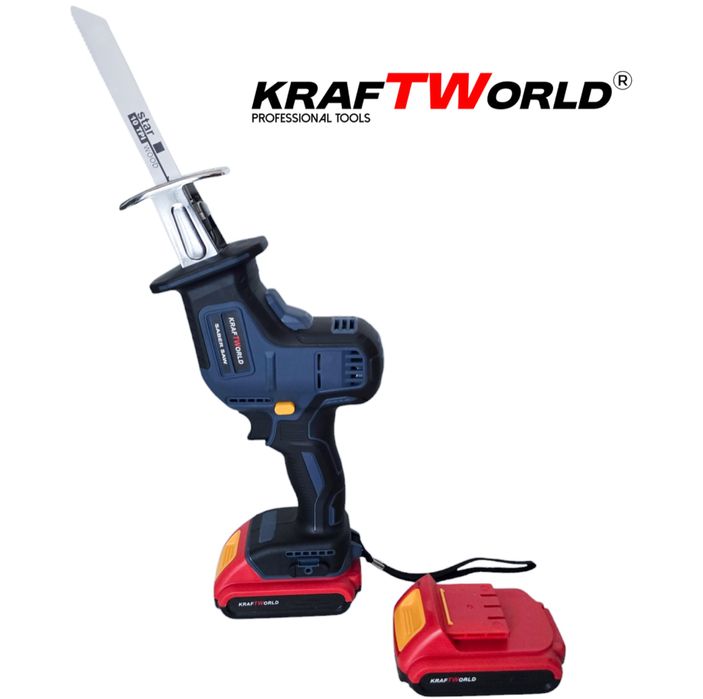 Акумулаторен Саблен Трион Kraft-Германия Безчетков, Компактен и Мощен!