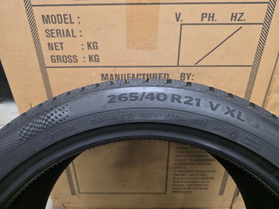 265/40/21 & 295/35/21 4бр.Continental WinterContact TS 860S XL-DEMO
