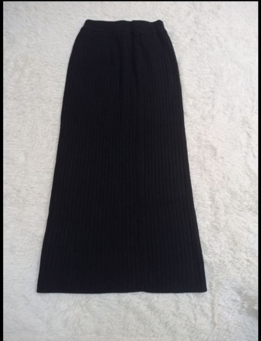 Вязанная юбка, юбка длинная, юбка
