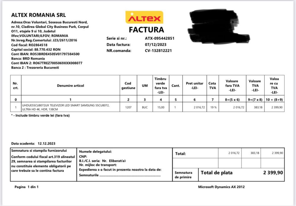 Tv Samsung CU8000 138cm 4k