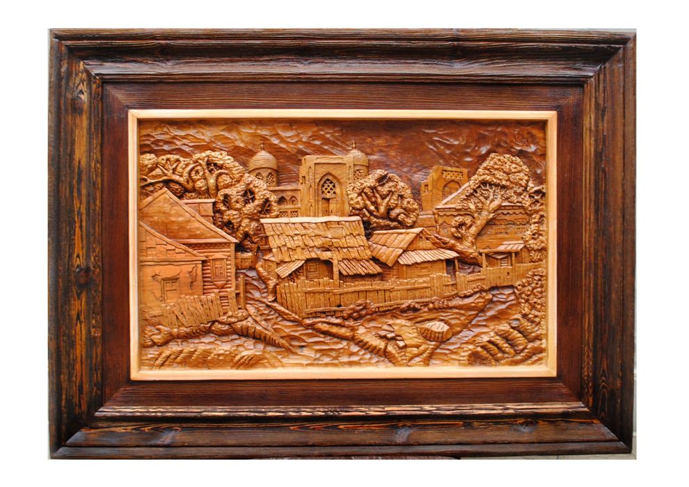 Картины . Резьба по дереву.Ручная работа.