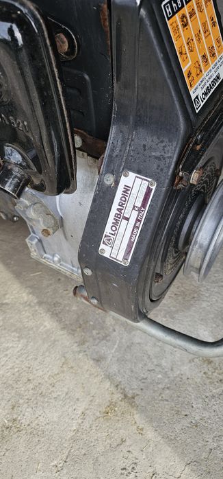 Motocultor Lombardini diesel cu Freza și cositoare rotativa 1 metru