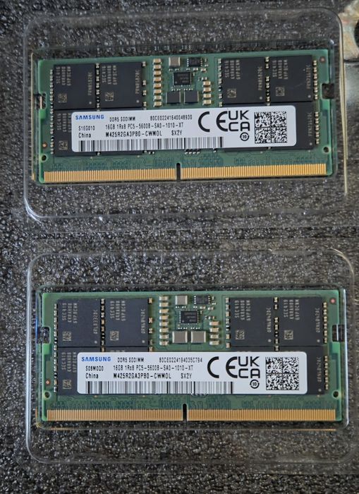 Memorie laptop sodimm 32Gb - 2 x 16 Gb DDR5 5600 Mhz