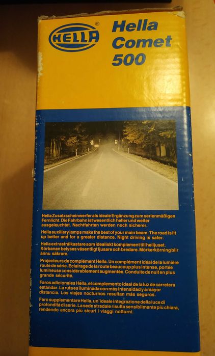 Proiector halogen NOU (Hella Comet 500), cu rază lungă de acțiune