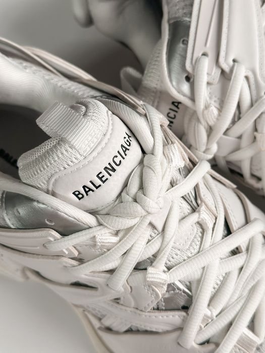 Balenciaga Track White Metallic