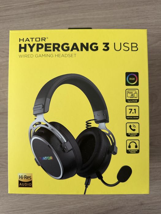 Casti Gaming Hator Hypergang 3 USB Noi