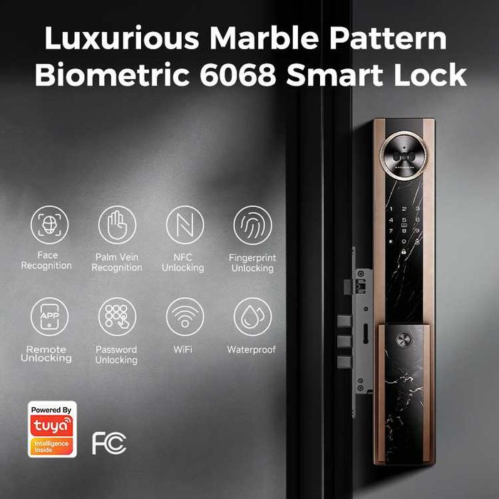 Умный замок, Электронный замок, Для любой двери, Smart lock, Face id