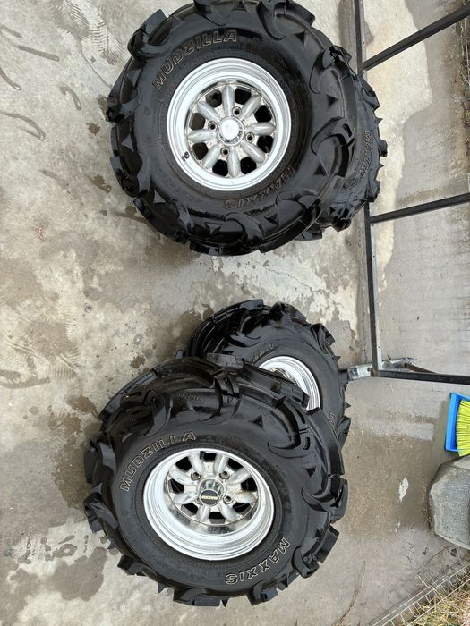 Jante atv r12 MAXXIS si anvelope, cauciucuri MAXXIS MUDZILLA
