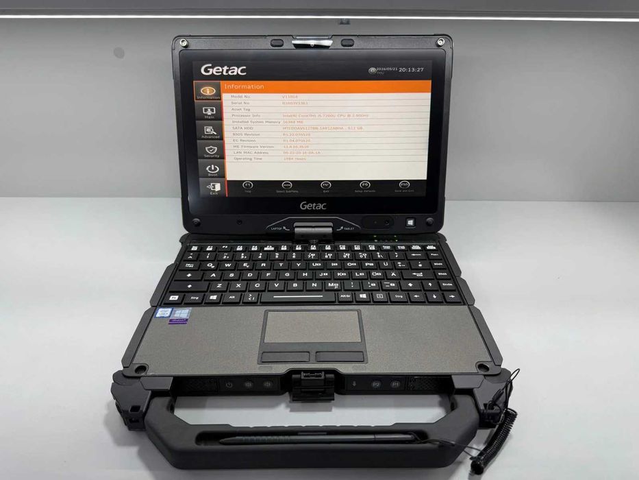 Laptop Rugged Getac V110 G4, i5 7200U, 4G LTE, 16GB RAM, 512GB SSD Touchscreen