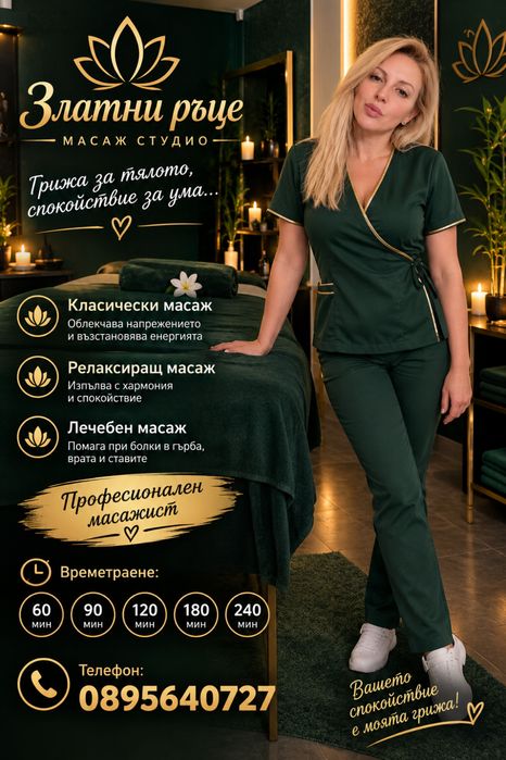 Класически масаж 120 мин