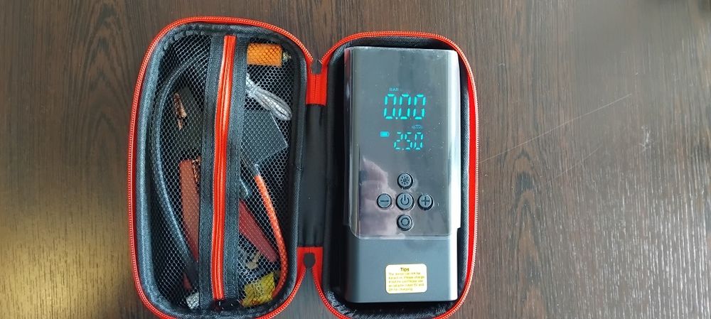 Бустер, Powerbank, Помпа за топки, Компресор за гуми, Фенер