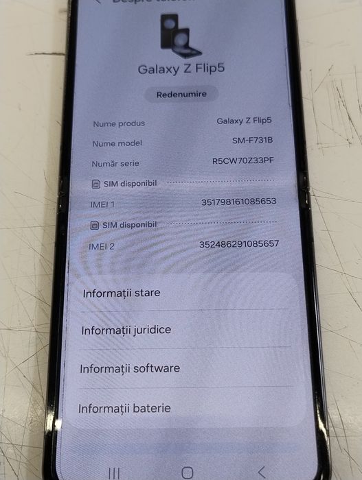 Vând telefon mobil Samsung flip 5