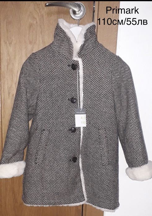 Нови и употребявани Блузки, клинчета,  долници, зимно палто —110 см