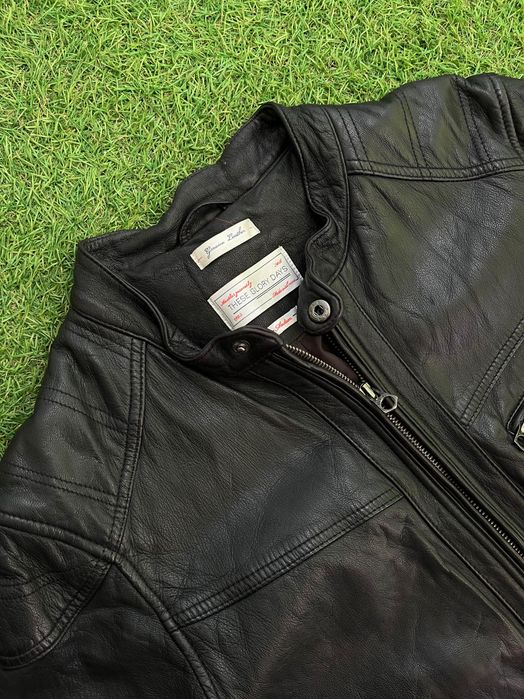 Мъжко яке от естествена кожа : These Glory Days Riki Leather Jacket M