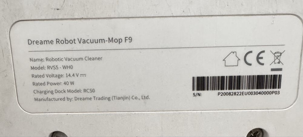 Робот-пылесосс Dreame Robot Vacuum-Mop F9.