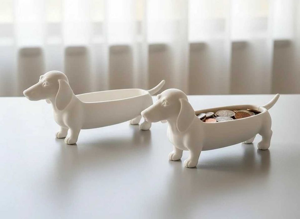 Ghiveci Dachshund pentru plante mici imprimat 3D