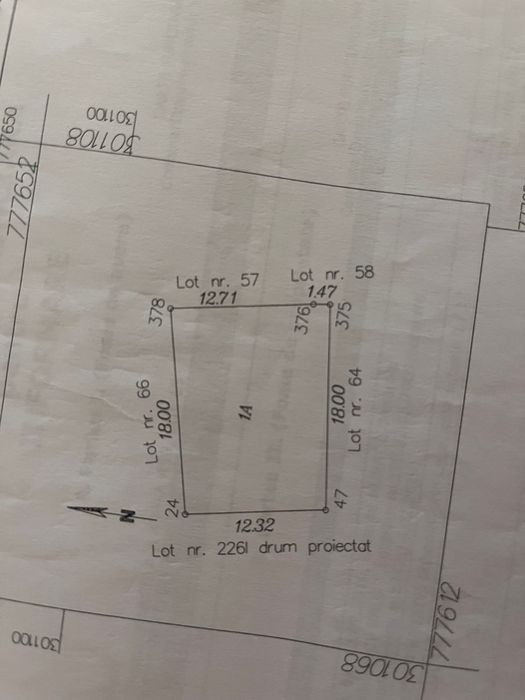 Teren de vânzare în Valu lui Traian