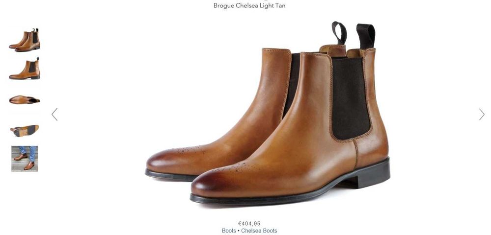 Ghete chelsea de lux 42 lucrate manual La Maison Du Ch. NOI piele