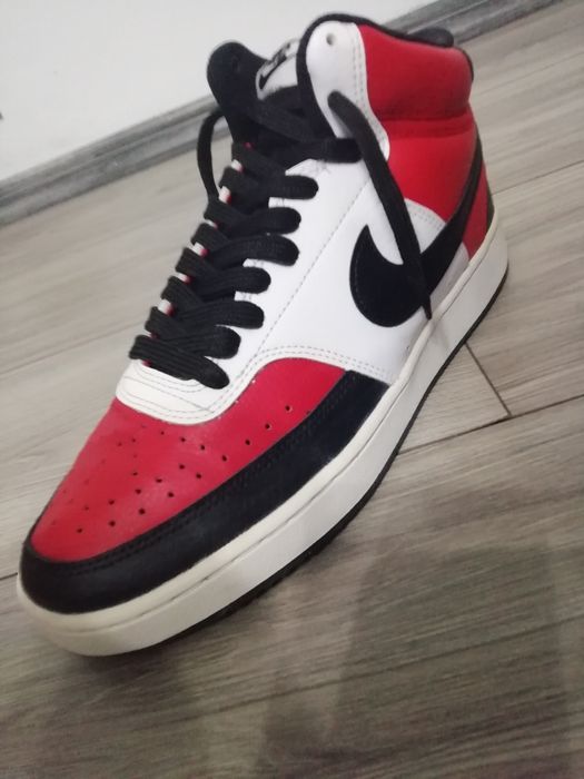 Vand nike court version mid red