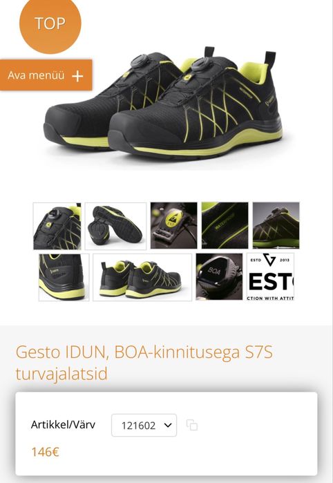 Мъжки обувки GESTO BOA WATERPROOF . Номер 40