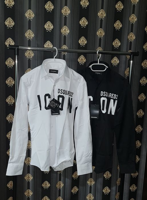 Camasa alb negru - evenimente Icon dsquared2 / burberry