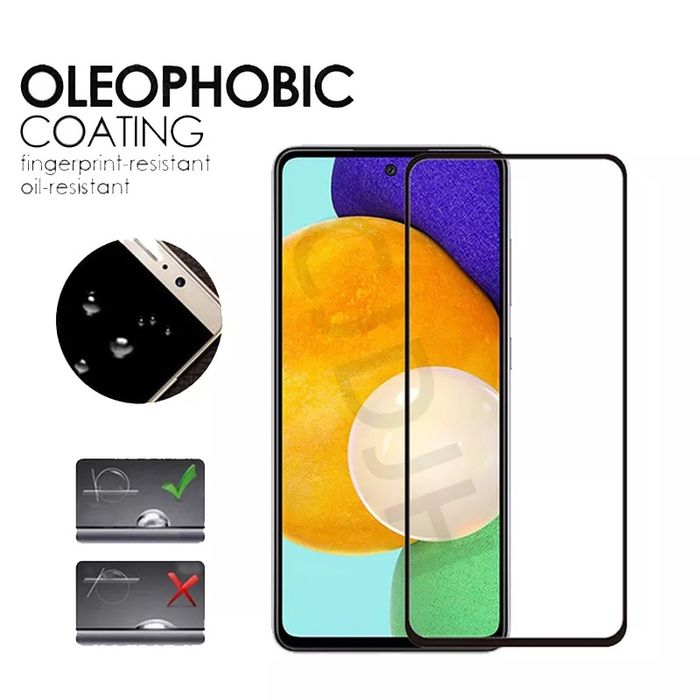 5D Стъклен протектор за Samsung Galaxy A32 A52 A72 5G S20FE A02s A12