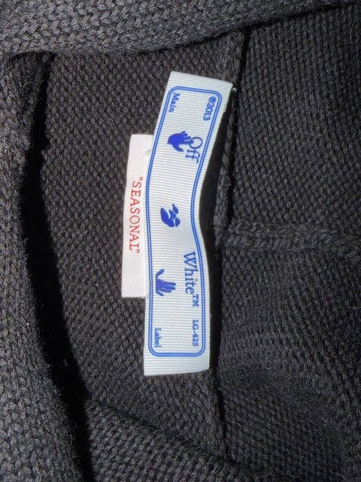 Hoodie 3D diag knit off white