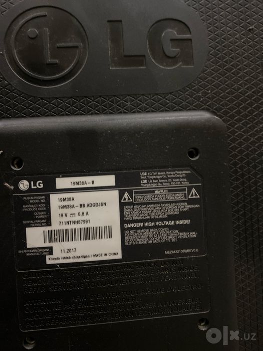 Monitor LG sotiladi yaxwi holatda
