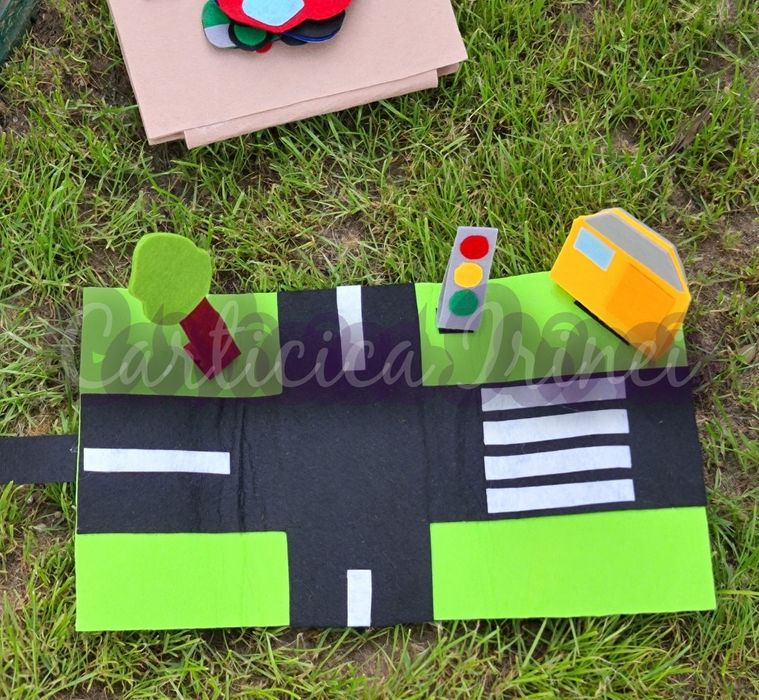 Cadou Set fetru tematică mașini