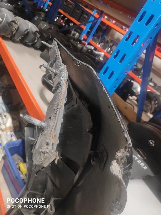 Задна броня - горна част  Audi A8 D4/ Ауди А8 Д4 2014г. Със Забележка!