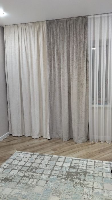 Занавески новые.