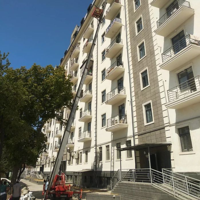 Автолифт/Avtolift/Mobilniy lift.Мобильный лифт 28 метр курили A-3 КРАН