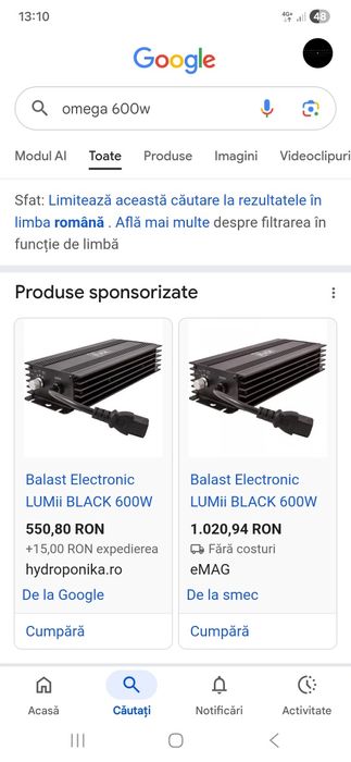 Balast electronic 600W OMEGA digi-pro lamp 600w ,