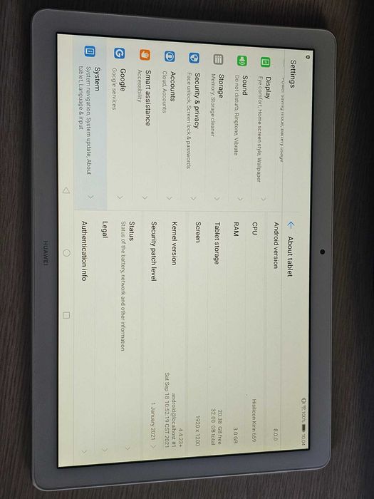 Huawei MediaPad T5 10.1" – 3GB RAM / 32GB – Full HD