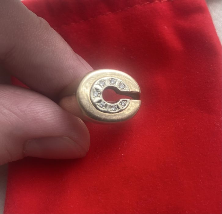 Золотое кольцо с бриллиантами