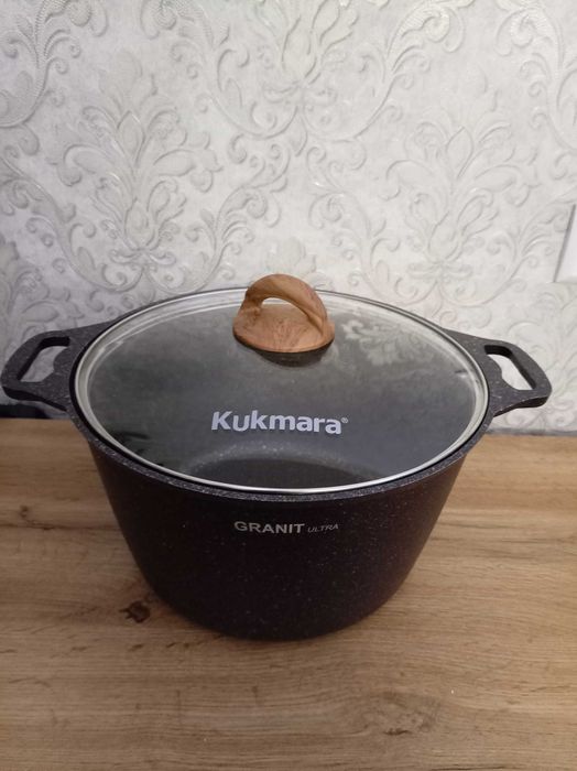 Qozon Kukmara granit 8 litr  |   кастрюл Кукмара гранит 8 литр