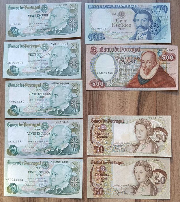 Bancnote Germania RDG, PORTUGALIA