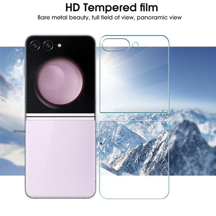 Samsung Zflip,ZFold 7,6 стъклен протектор за задния дисплей и гърба