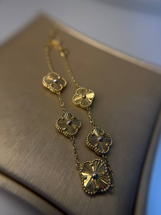 Золотой браслет Van Cleef/ Техно голд/каспи